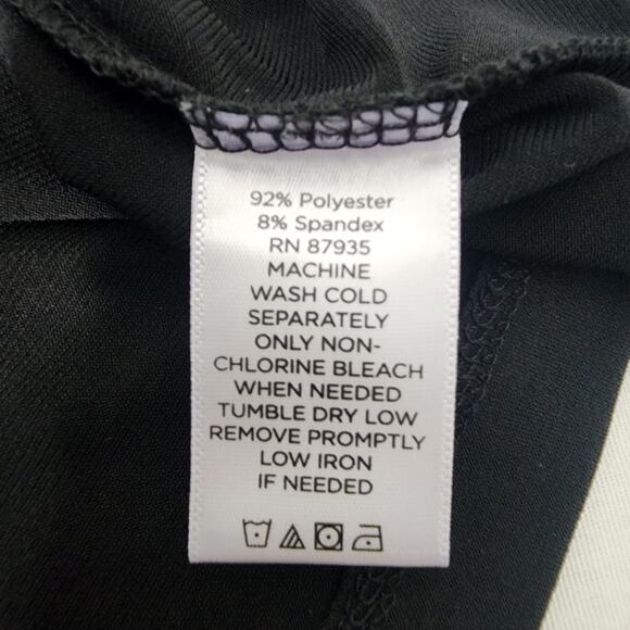 Susan Graver Women Liquid Knit Scoop Neck Top 1X Split Sleeve Detail A224317 - Picture 7 of 8